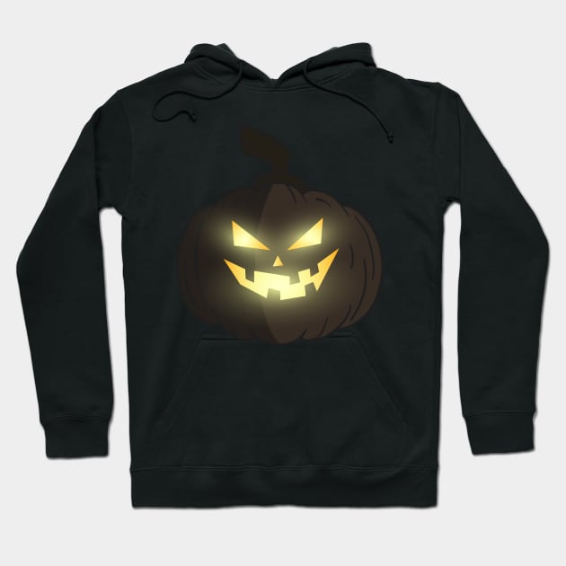 scary dark pumpkin Hoodie by Spes.id